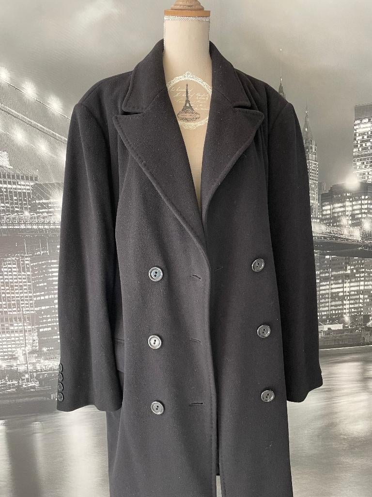 stijlvolle jas mantel vest WOL - Ulla Popken - XL (46-48), Verzenden, Zwart, Maat 46/48 (XL) of groter, Ulla Popken