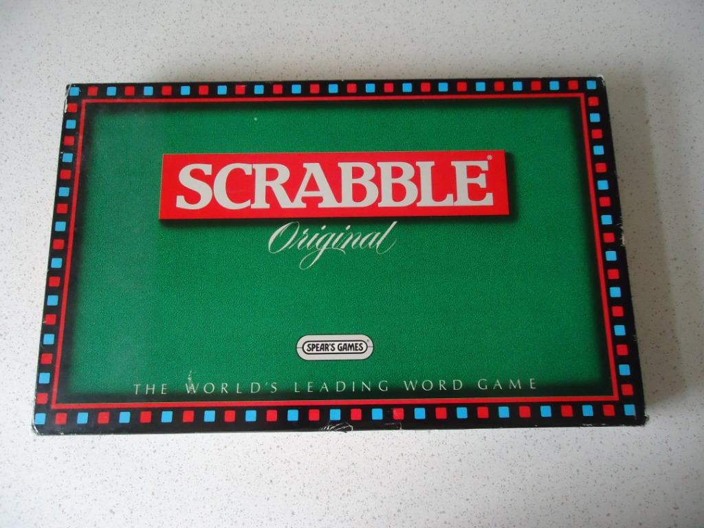 Original "Scrabble" Engelse Uitgave van Spear's Games, Hobby en Vrije tijd, Gezelschapsspellen | Bordspellen, Een of twee spelers