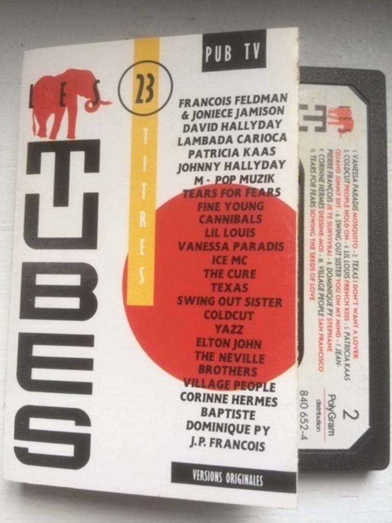 Les Tubes 23 ( Cassettebandje ), 1 bandje, Ophalen of Verzenden, Zo goed als nieuw, Origineel