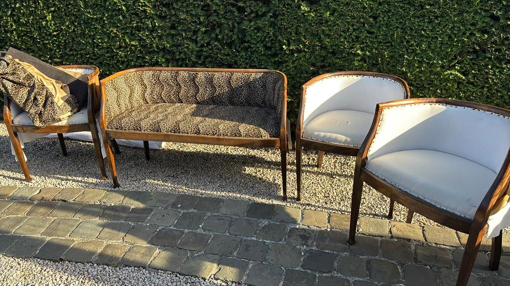 Salon vintage en acajou de style anglais, Enlèvement