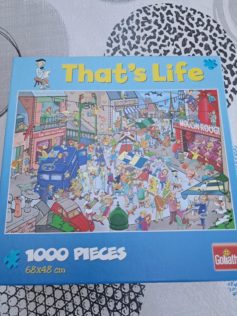 Puzzel That's Life 1000 stuks, Ophalen of Verzenden, 500 t/m 1500 stukjes, Nieuw, Legpuzzel