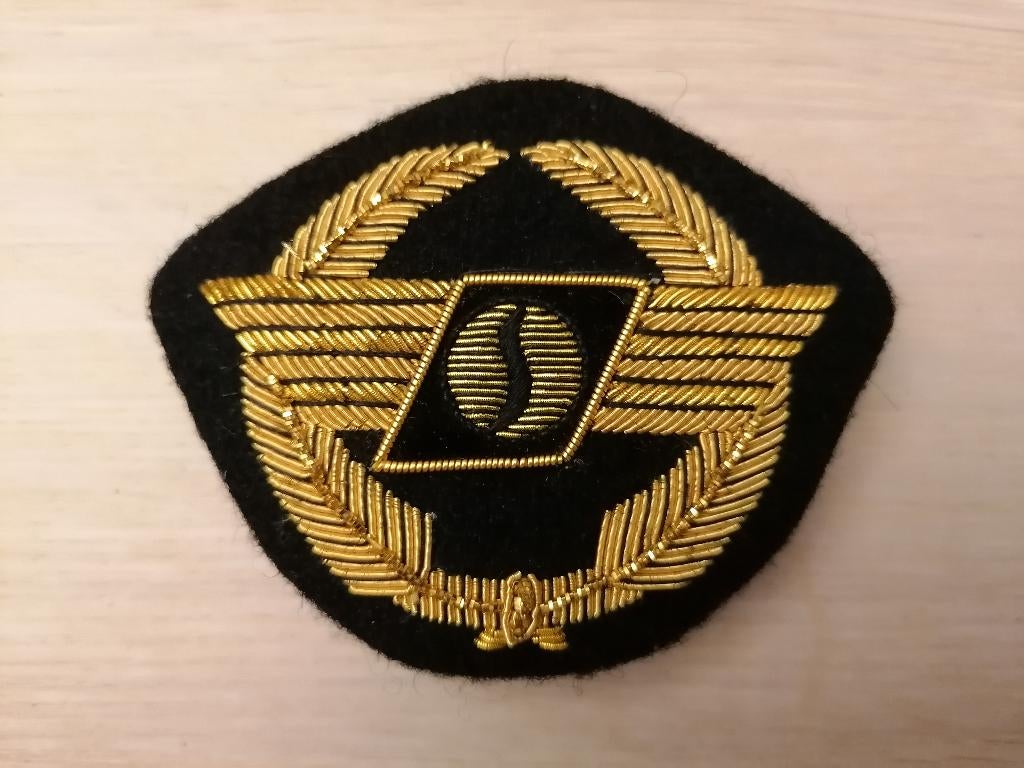 SN Brussels Airlines Crew Badge Pilot gold bullion Sabena, Verzamelen, Ophalen of Verzenden, Nieuw, Patch, Badge of Embleem