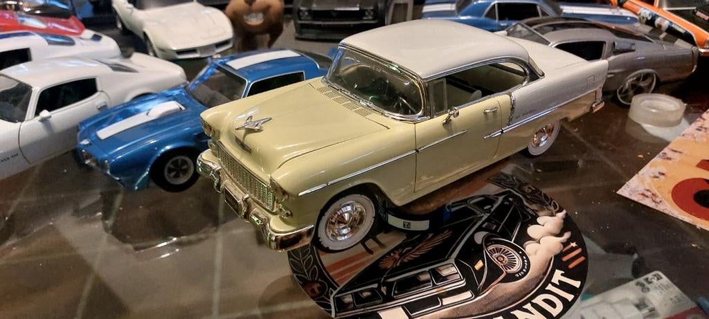 Article offert à la Chevrolet Bel Air 55 en parfait état Ert, Hobby & Loisirs créatifs, Voitures miniatures | 1:18, Enlèvement ou Envoi