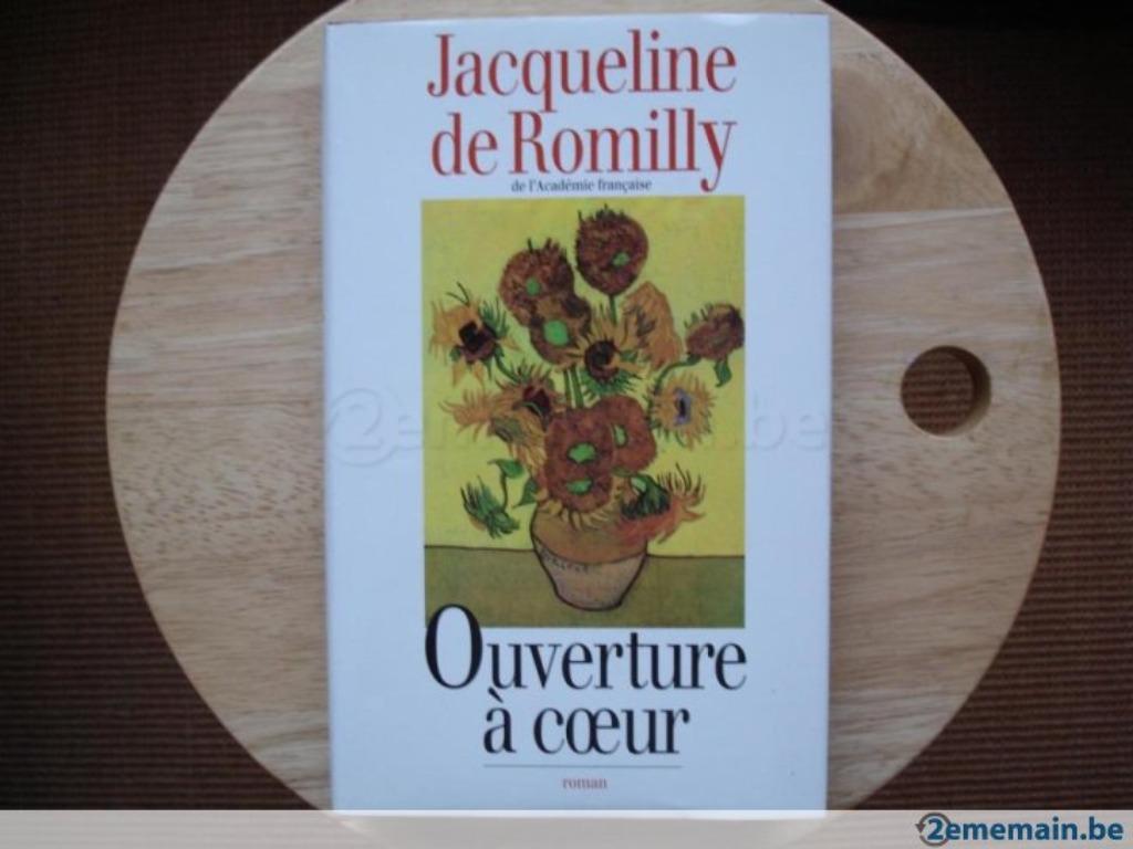 Ouverture à coeur, Jacqueline de Romilly, Enlèvement ou Envoi, Utilisé