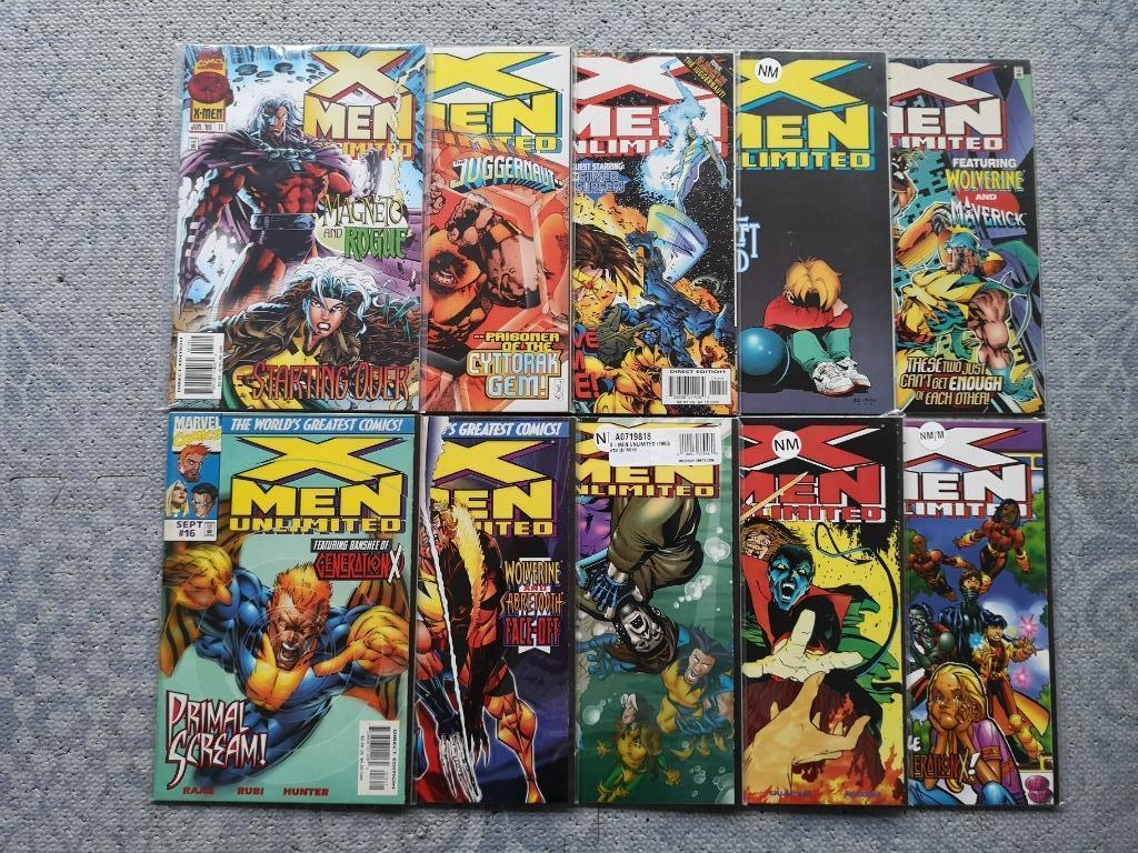 X-Men Unlimited (vol.1) #11-20 (1996), Complete serie of reeks, Ophalen of Verzenden, Gelezen