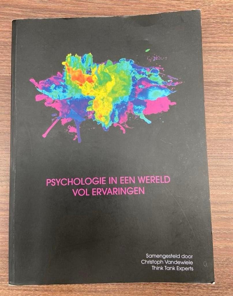Psychologie in een wereld vol ervaringen, Enlèvement ou Envoi, Comme neuf