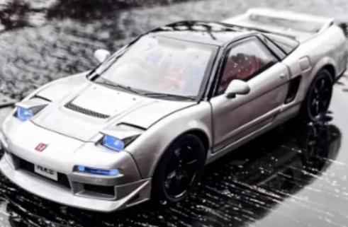 DieCast model van metaal Honda Acura NSX NA1 (1:32) - Zilver, Ophalen of Verzenden, Nieuw, Auto