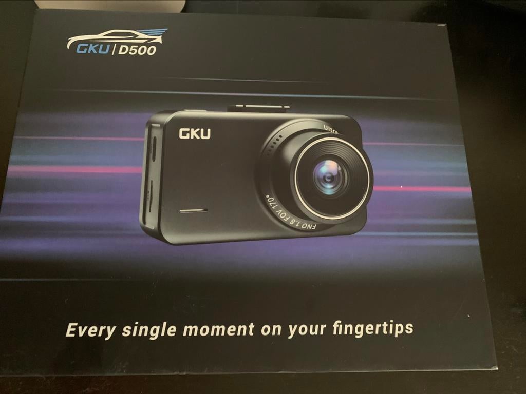 Dashcam GKU D500 neuve, Autos : Divers, Dashcams, Enlèvement ou Envoi, Neuf