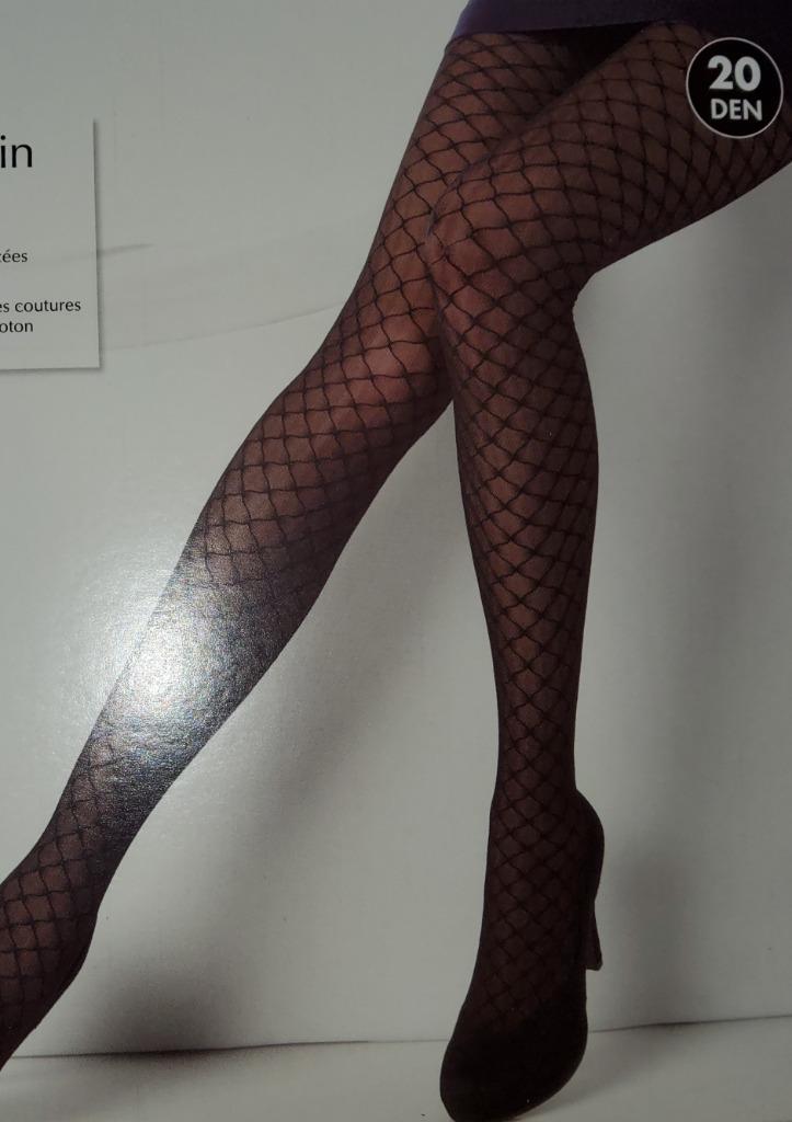 Panty's met motief 20 den en 40 den merk Le Bourget, Kleding | Dames, Le Bourget, Ophalen of Verzenden, Zwart