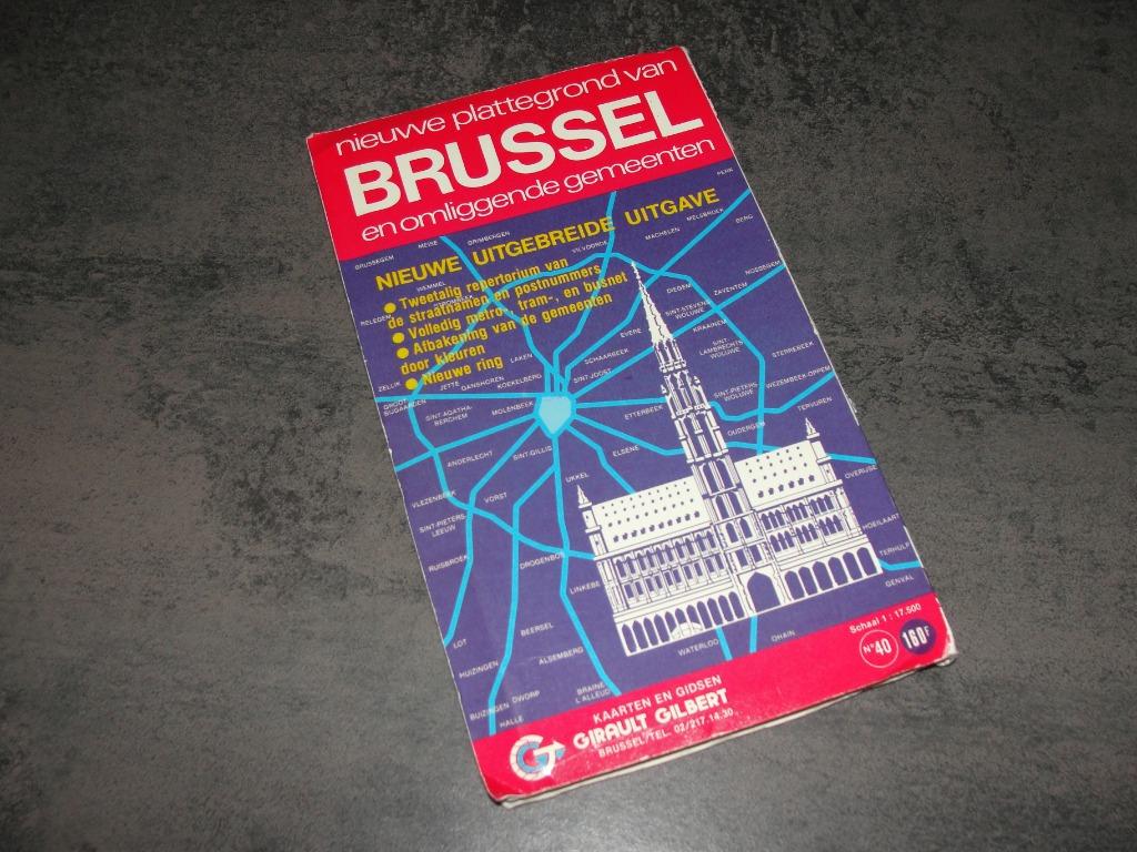 Plan Brussel en omliggende gemeenten N40 (Girault Gilbert), Boeken, Girault Gilbert, Ophalen of Verzenden, 1800 tot 2000, België