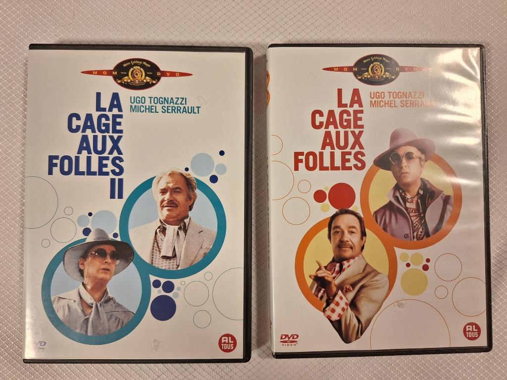 La cage aux folles 1+2, Tous les âges, Enlèvement ou Envoi, Comme neuf, Autres genres