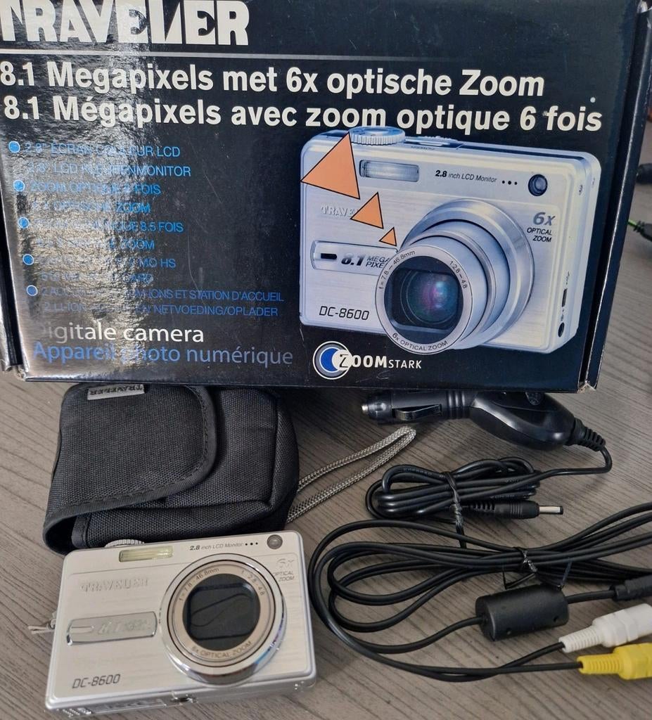 Fototoestel traveler DC-8600, Ophalen of Verzenden