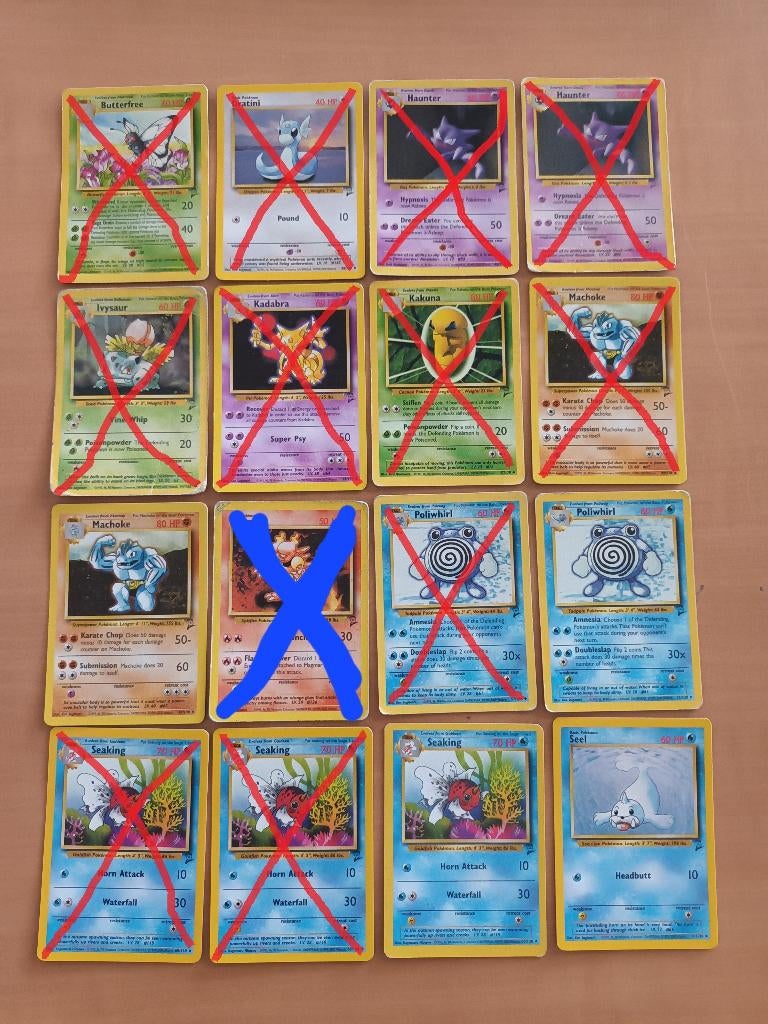 Pokémon Base set 2 (februari 2000), Hobby en Vrije tijd, Verzamelkaartspellen | Pokémon, Zo goed als nieuw, Meerdere kaarten, Ophalen of Verzenden