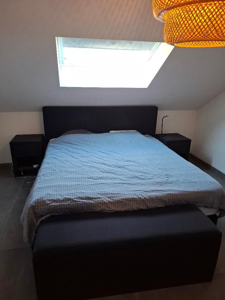 Boxspring, Tissu, Autres couleurs, Enlèvement, Utilisé