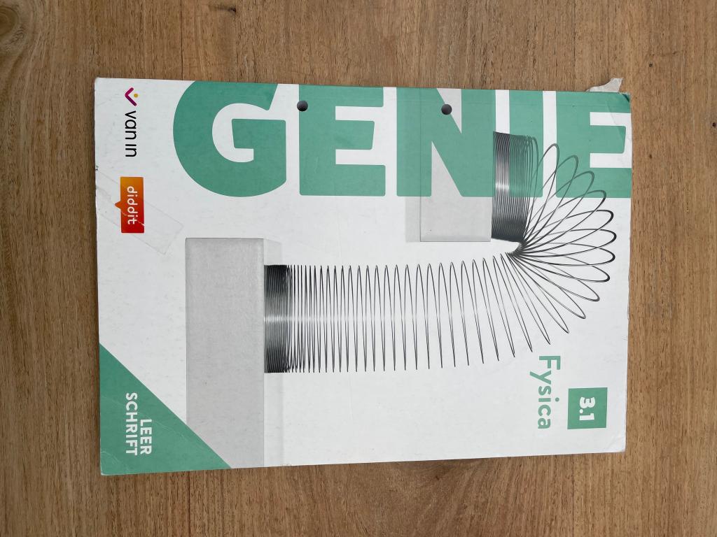 Genie Fysica 3.1 leerschrift 1u, Physique, Comme neuf, Secondaire, Enlèvement