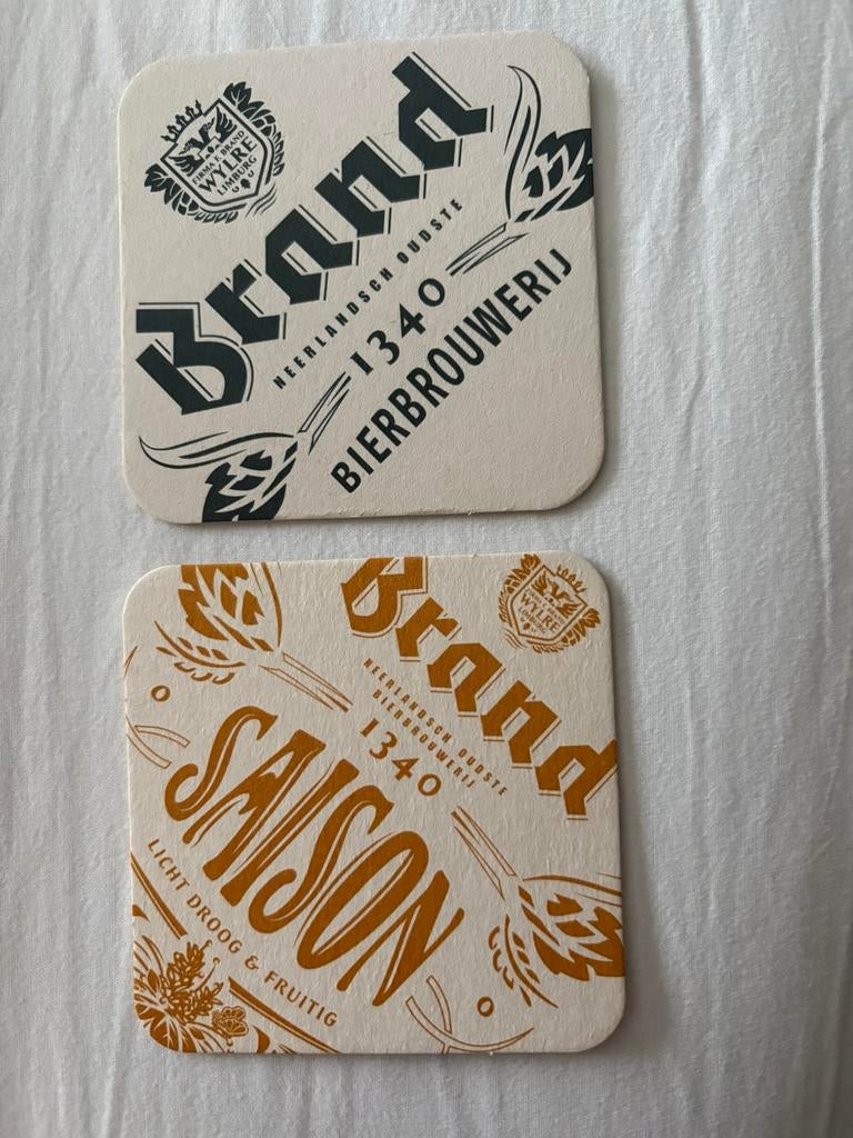 Bierviltjes brand, Verzamelen, Biermerken, Ophalen of Verzenden, Nieuw, Viltje(s), Brand