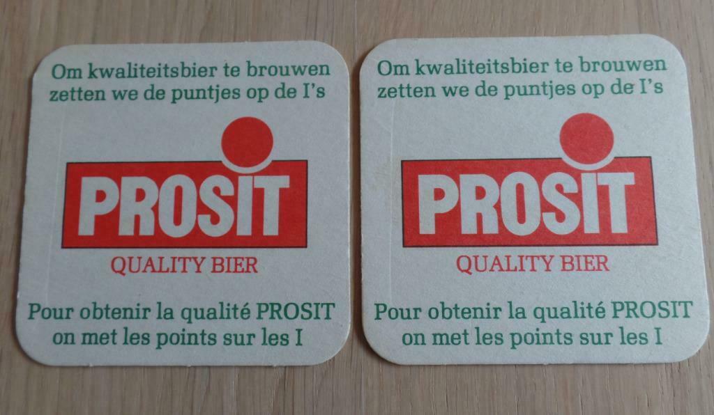 Bierviltjes Prosit Quality Bier, Verzamelen, Ophalen of Verzenden, Zo goed als nieuw, Viltje(s), Overige merken