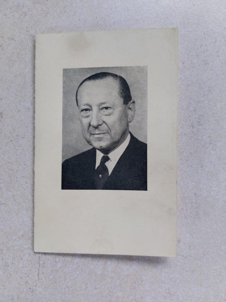 doodsprentje oud burgemeester Zwevegem, Verzamelen, Verzenden