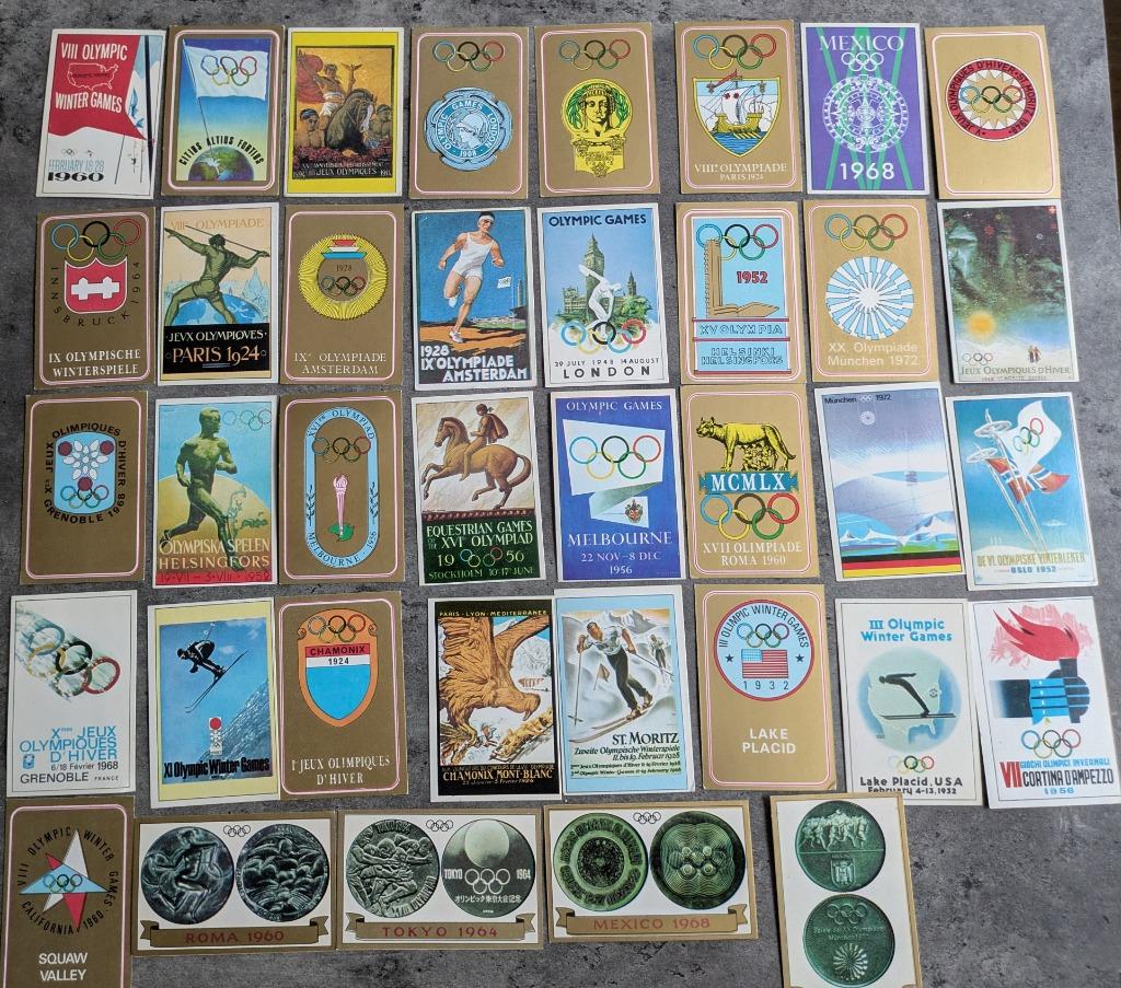 PANINI OLYMPIA 1896/1972 37X STICKERS  ANNO 1972, Verzenden