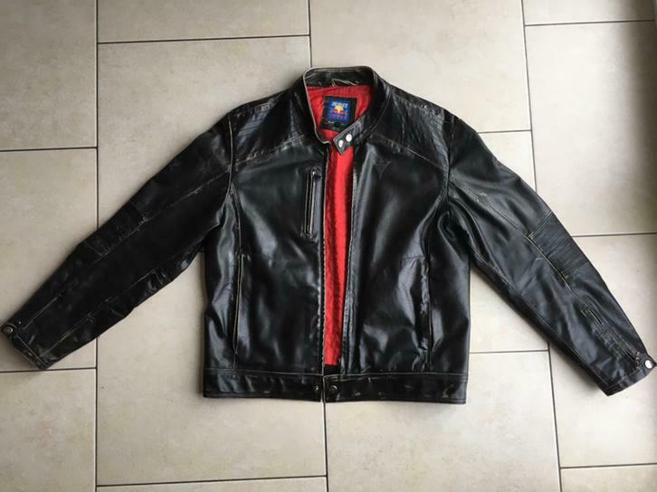 Veste en cuir Kini KTM, Kleding | Heren, Jassen | Winter, Zo goed als nieuw, Maat 52/54 (L), Zwart