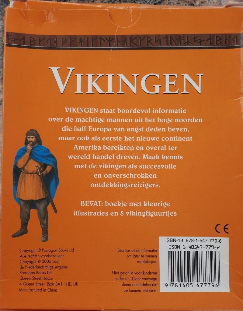 Boek en spel Vikingen, Boeken, Ophalen of Verzenden, Zo goed als nieuw, J. Gaff, Sprookjes