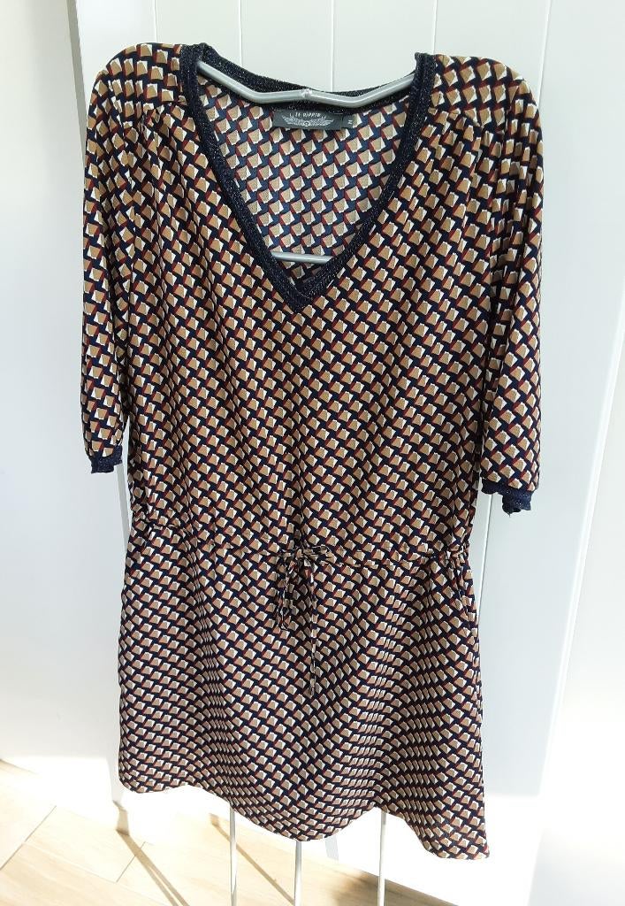 Mooi kleedje / jurk korte mouwen mt Medium *It Hippie* H.g.s, Blauw, It Hippie, Ophalen of Verzenden, Zo goed als nieuw