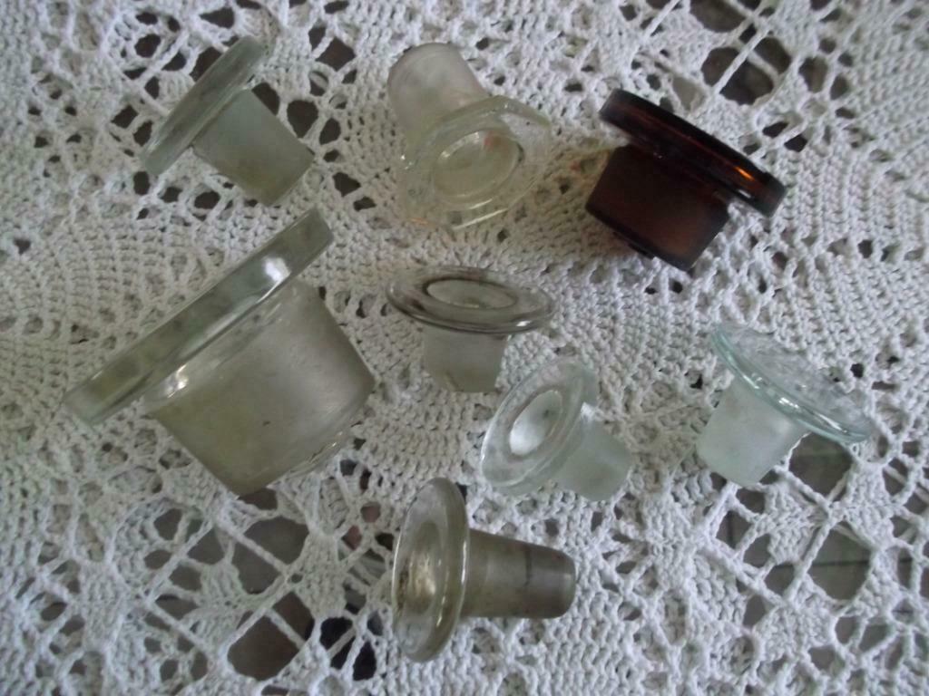 Glazen stoppen voor apotheek of likeurflessen, Ophalen of Verzenden