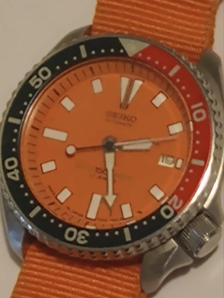 Seiko Diver Orange, Enlèvement ou Envoi, Comme neuf, Seiko