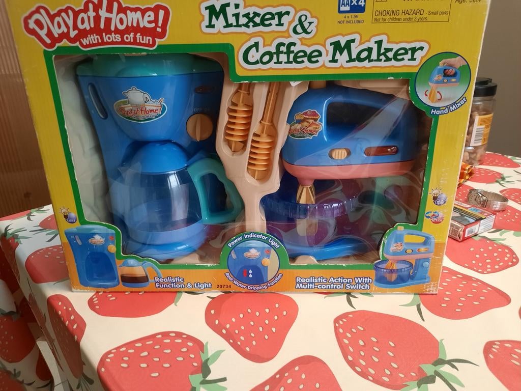 mixer en koffie zet kind nieuw, Ophalen