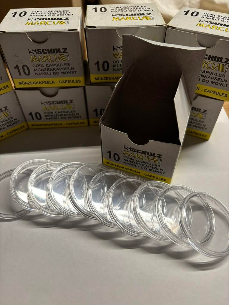 Coin capsules 39mm - Sschulz Marcia, Enlèvement ou Envoi
