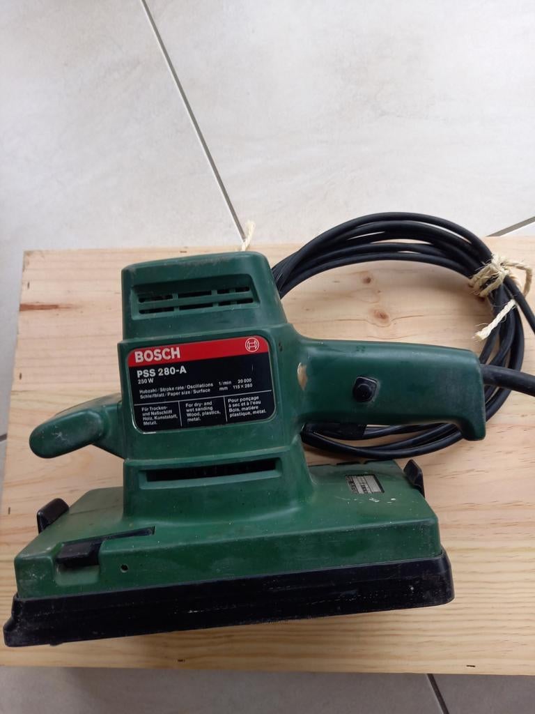 Ponceuse Bosch Pss280, Bricolage & Construction, Enlèvement, Utilisé