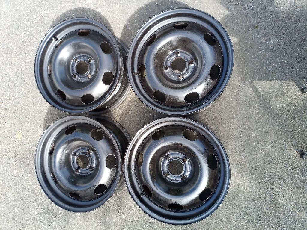 4 Jantes acier 16 pouces 4x108 Peugeot Citroen, Auto-onderdelen, Banden en Velgen, Ophalen, Velg(en), 16 inch, Gereviseerd