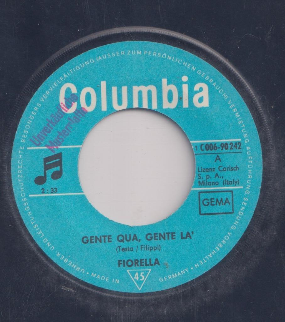Fiorella – Cente qua, cente la’ / Occhi Negli Occhi - Single, Ophalen of Verzenden, Gebruikt, Pop