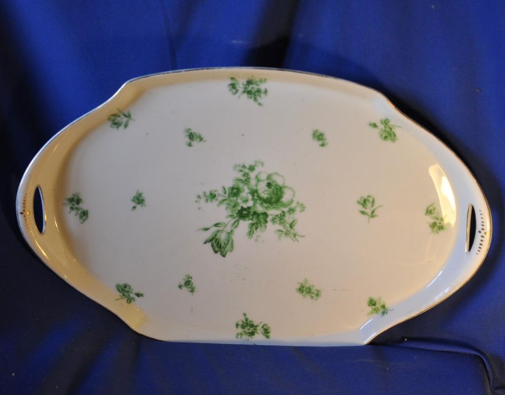 grand plateau en porcelaine kpm, Antiquités & Art, Enlèvement ou Envoi