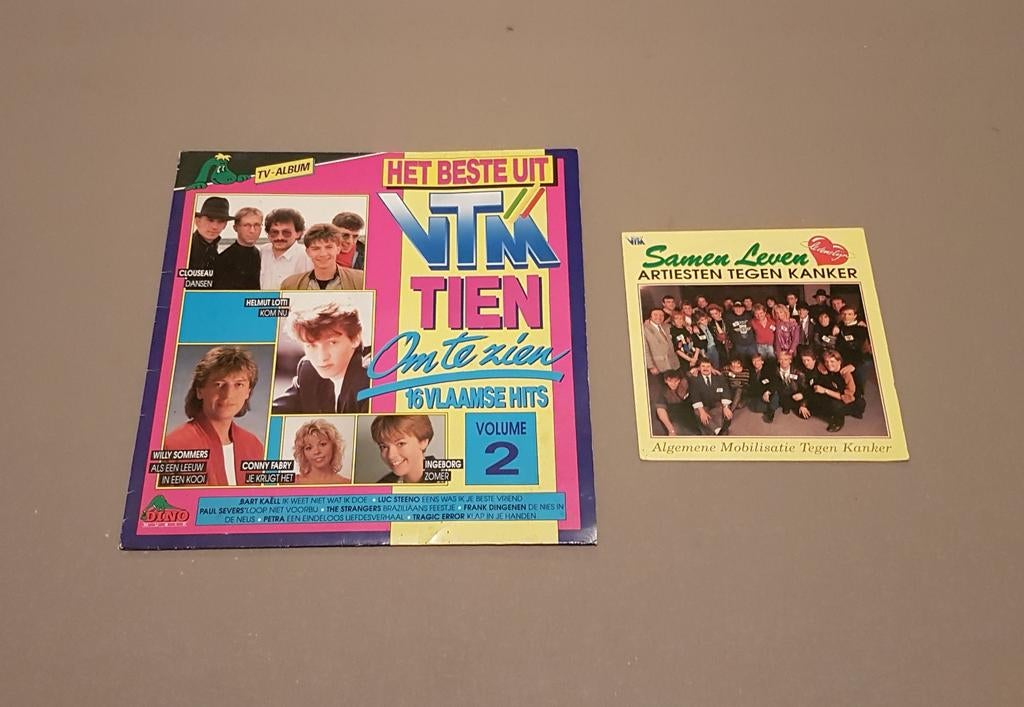 LP Tien om te Zien (begin jaren 90) + single VTM levenslijn, Cd's en Dvd's, Ophalen
