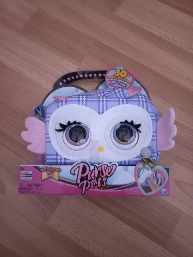 Purse Pets Hoot Couture Owl interactieve handtas, Kinderen en Baby's, Ophalen of Verzenden, Nieuw