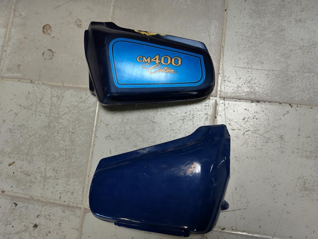 honda cm 400 custom zijkappen, Motoren, Ophalen of Verzenden, Gebruikt
