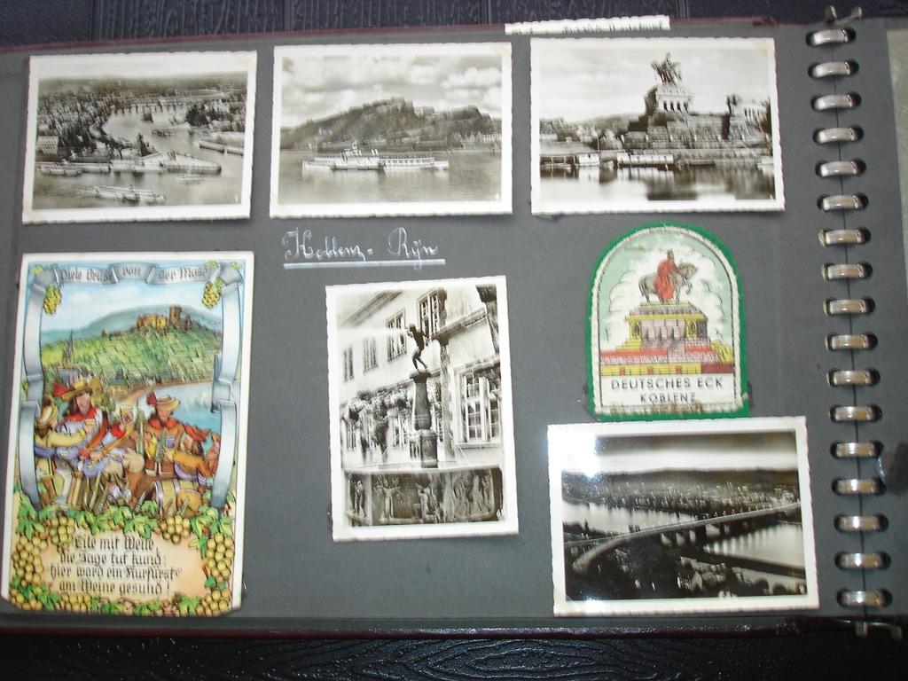 Vintage fotoalbum (jaren 50) Duitsland, Italië, Zwitserland, Verzenden, Gebruikt, Fotoalbum