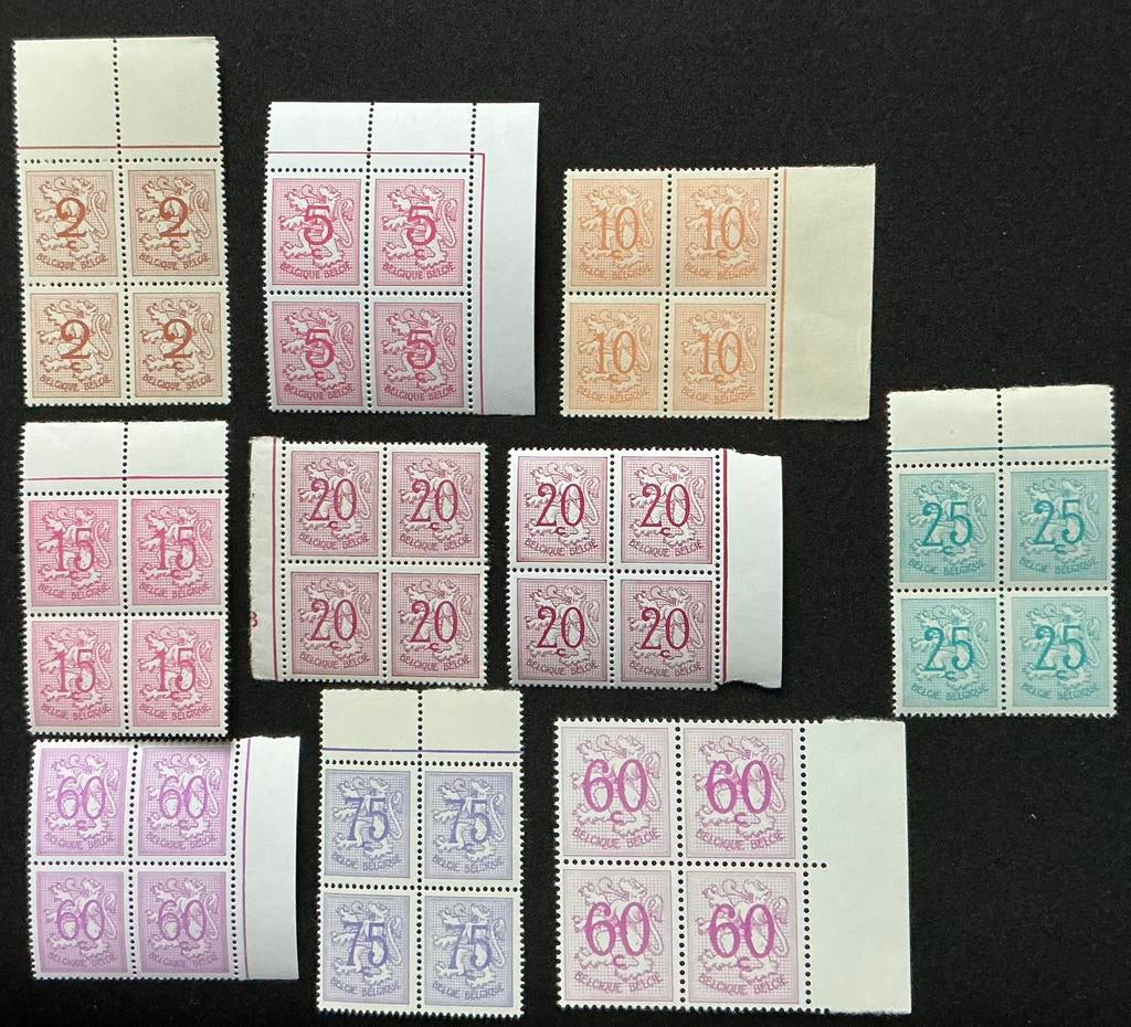 VENTE   LOT  320 MNH. **. 10 blocs., Enlèvement ou Envoi, Non oblitéré, Gomme originale, Neuf