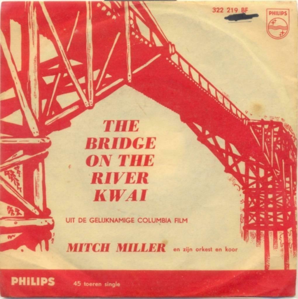 Mitch Miller – The bridge on the River Kwai - EP - Single, Enlèvement ou Envoi, Utilisé, Musique de films et Bande son, 7 pouces