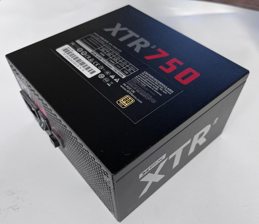 PSU 750 Watt 80 PLUS Gold XFX XTR – Volledig modulair – 2019, Enlèvement, Utilisé