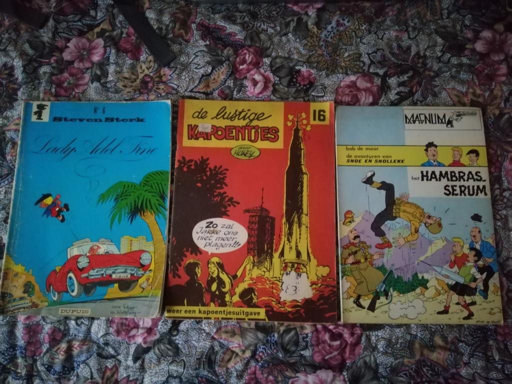 Steven Sterk, Snoe en Snolleke, de lustige Kapoentjes, Boeken, Meerdere comics, Ophalen of Verzenden, Gelezen