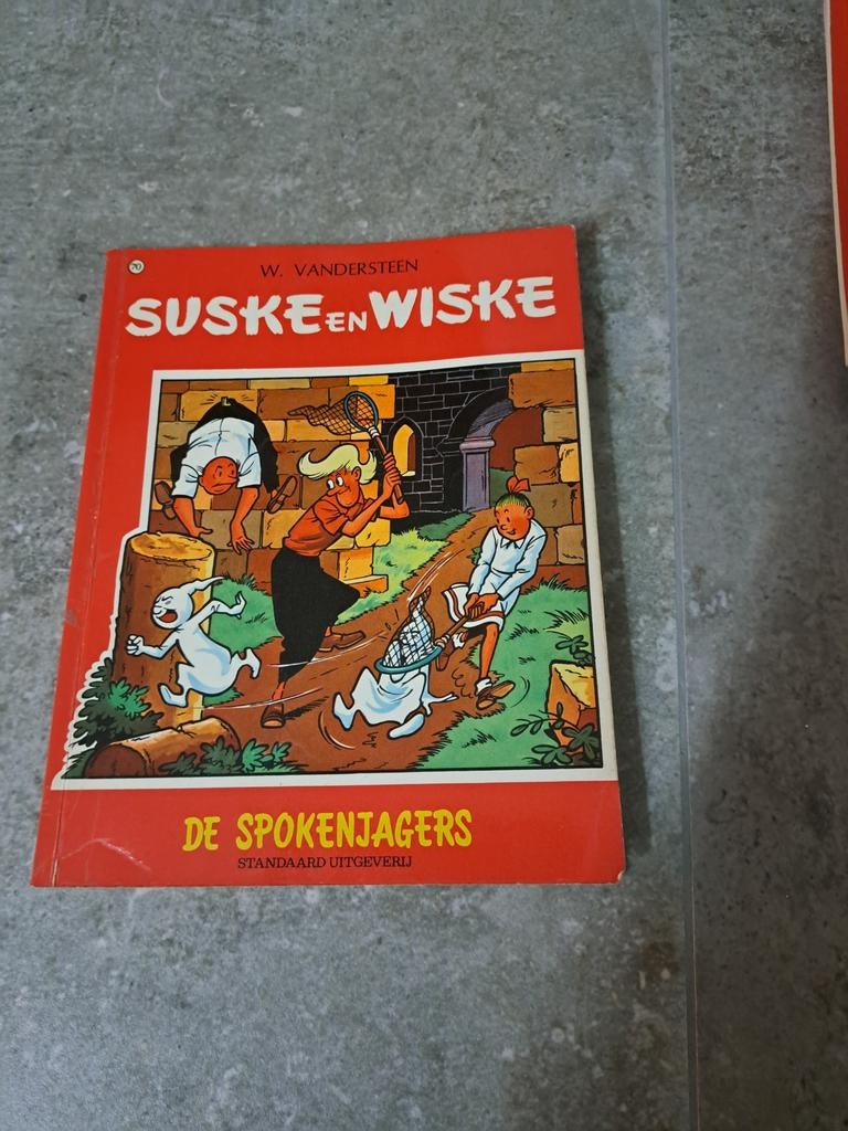 Suske en wiske strip de spokenjagers, Boeken, Stripverhalen, Gelezen, Willy Vandersteen, Eén stripboek, Ophalen of Verzenden