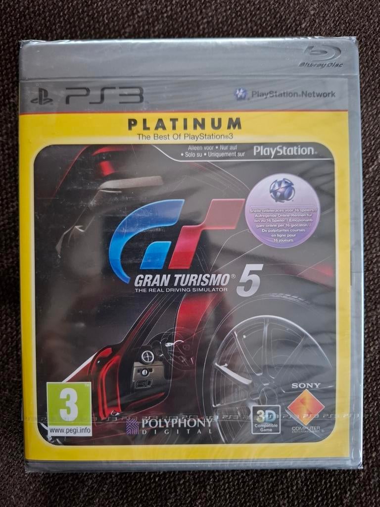 PS3 Gran Turismo 5 NOUVEAU SCELLÉ, Enlèvement ou Envoi, Comme neuf