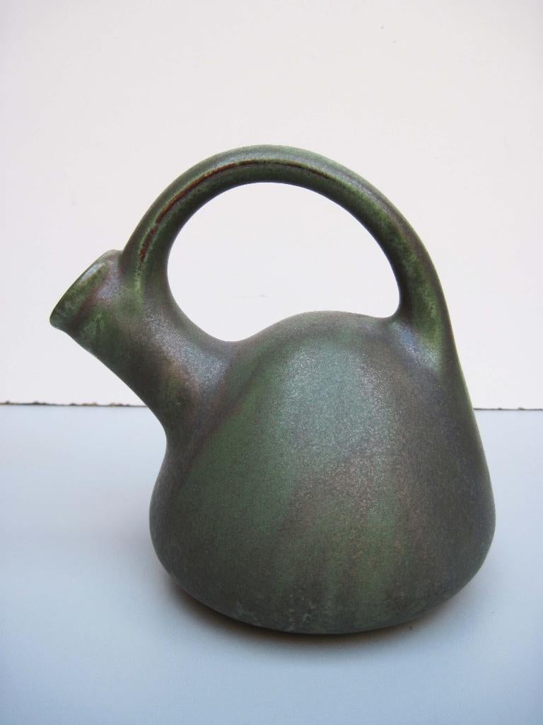 ROGER GUERIN VASE GRES CERAMIQUE ART DECO BOUFFIOULX, Enlèvement ou Envoi