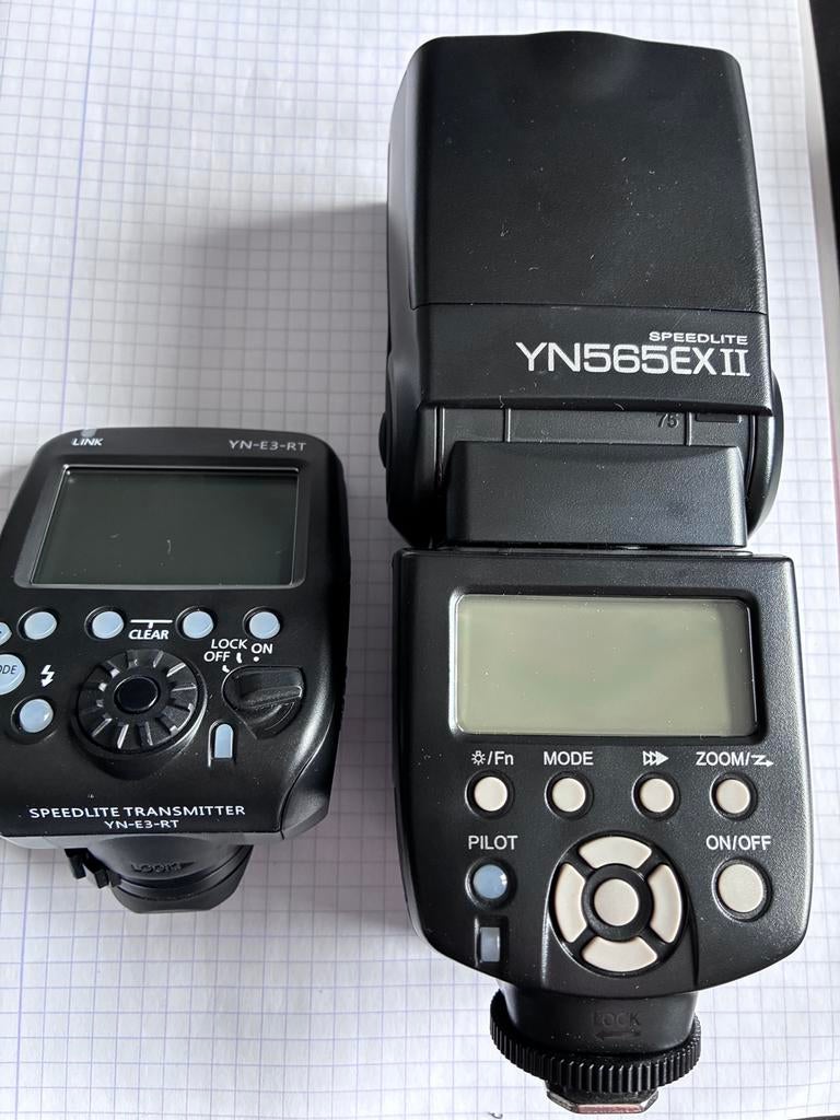 Flash avec émetteur pour Canon, Enlèvement, Comme neuf, Canon