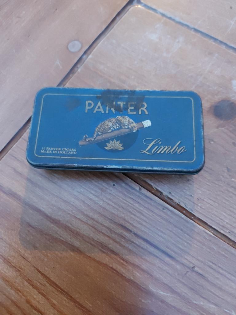 Vintage 10 sigaren doos Panter 1960, Ophalen of Verzenden