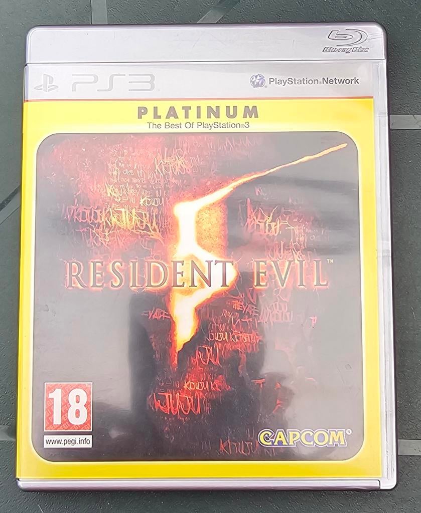 Ps3 playsttion resident evil 5 +18 capcom, Avontuur en Actie, Vanaf 18 jaar, 2 spelers, Ophalen of Verzenden