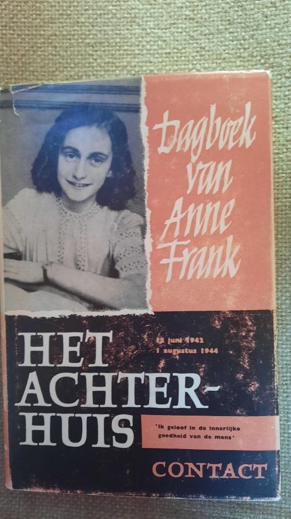 HET ACHTERHUIS - DAGBOEK ANNE FRANK - 1959 - CONTACT, Ophalen of Verzenden, Tweede Wereldoorlog