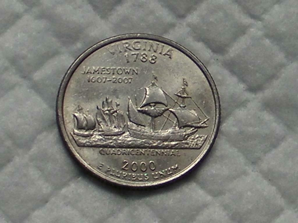 quarter Dollar "quarter virginia" (99), Enlèvement ou Envoi, Amérique du Nord, Monnaie en vrac